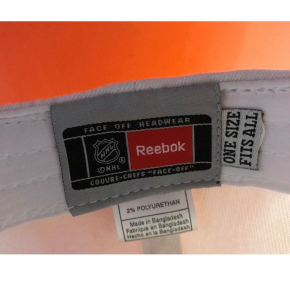 Anaheim Ducks Unisex Adult Reebok Fitmax White Fltted Hat cap - Picture 6 of 7
